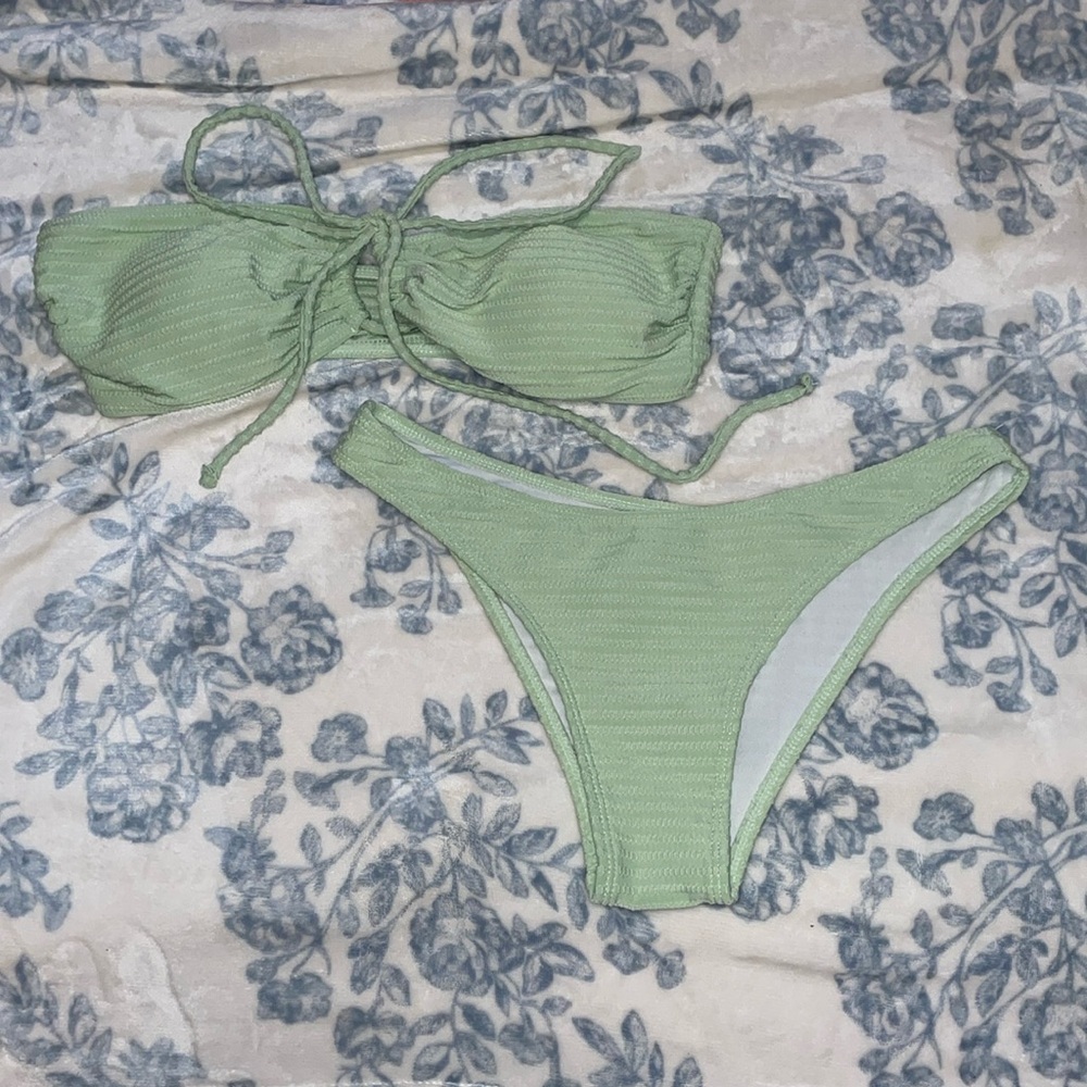 Mint 3 piece bikini set